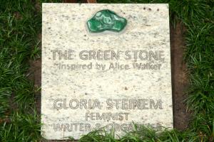 Gloria Steinem - Green Stone Ceremony